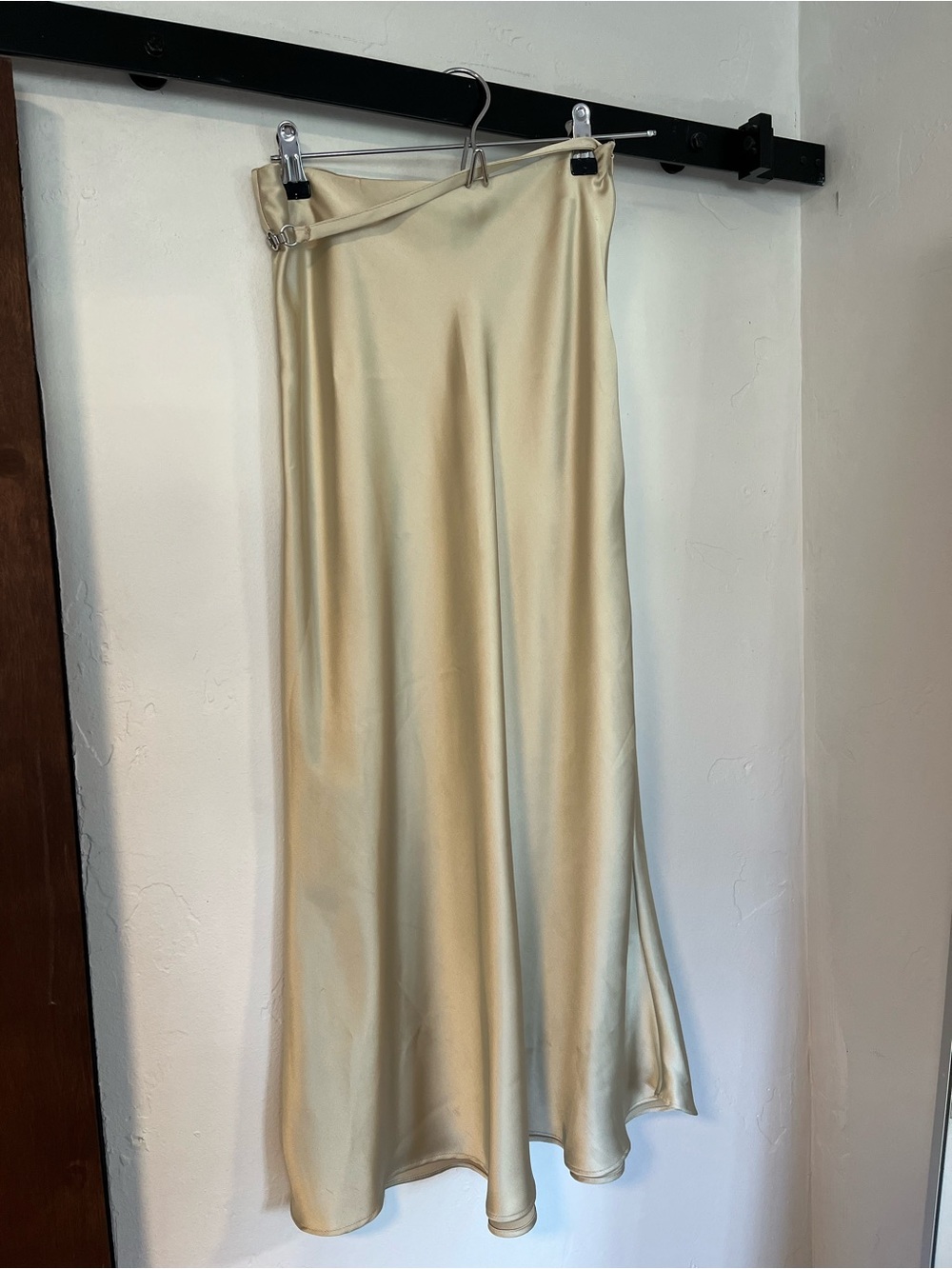 Zara Satin Maxi Skirt